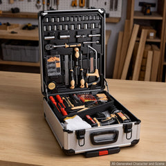 VEVOR Tool Kit 521-Piece General Household Tool Kit for Home Maintenance, For Everyday House Repairs, DIY Projects