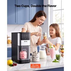 VEVOR Ice Cream Maker, 7-in-1 Frozen Treat Maker for Gelato, Sorbet, Milkshake, Frozen Yogurt & Lite Ice Cream