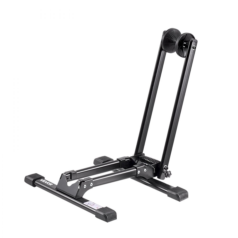 VEVOR Bike Rack, Fits 20 to 29 Inch Mountain & Road Bikes, Alloy Steel Rust-Resistant Bike Floor Stand Rack, Foldable
