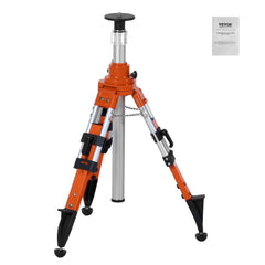 VEVOR Laser Level Tripod Stand, 5/8"-11 Thread Mount, 27.16-67.71 inch Height Adjustment Heavy Duty Survey Tripod, with