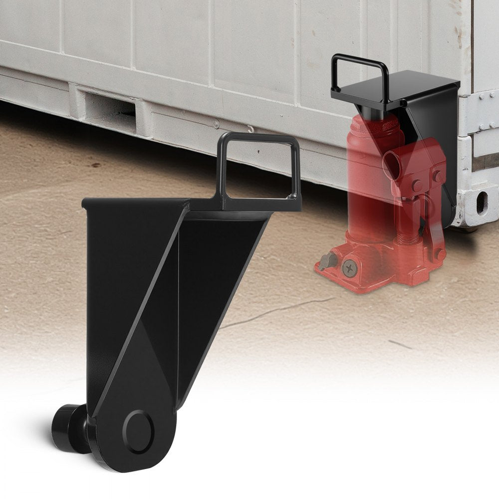 VEVOR Shipping Container Jack Lug with U-Shaped Handle, 2-Pack, Storage Leveler Booster Withstands Sun & Rain, Heavy
