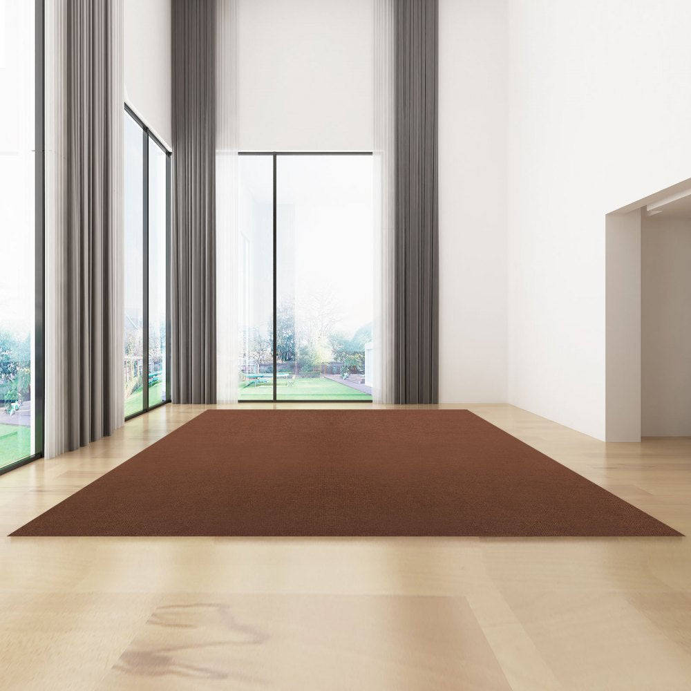 VEVOR Marine Carpet, 6 x 18 ft Boat Carpeting, Deep Brown Marine Grade Boat Carpet, Indoor/Outdoor Marine Carpeting