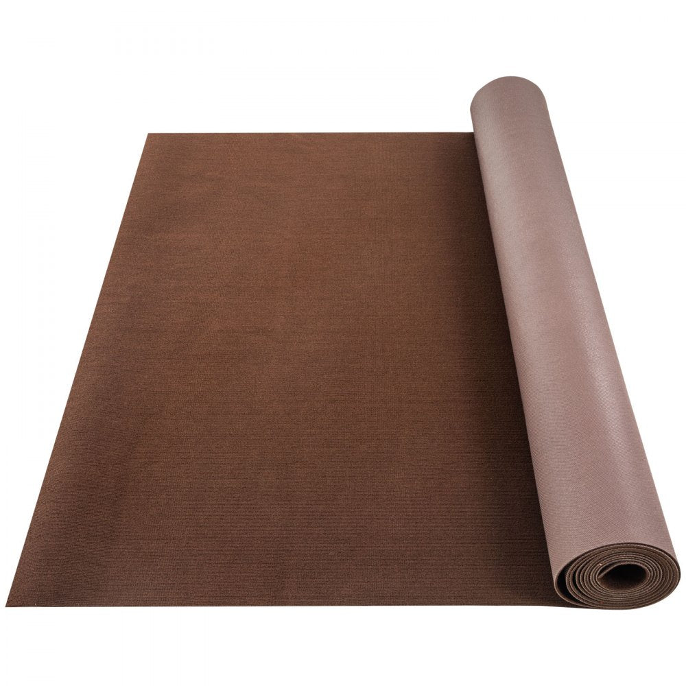 VEVOR Marine Carpet, 6 x 18 ft Boat Carpeting, Deep Brown Marine Grade Boat Carpet, Indoor/Outdoor Marine Carpeting