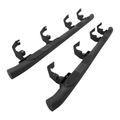 VEVOR Running Boards, 3 Inches Side Steps Compatible with 2019-2025 Chevy GMC 1500/2500HD/3500HD Crew Cab, Black Carbon