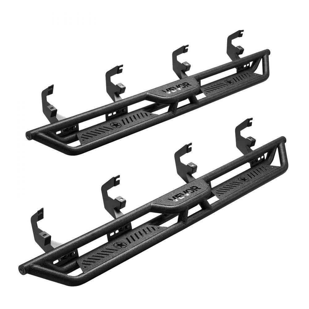 VEVOR Running Boards, 6 Inches Side Steps Compatible with 2019-2025 Chevy Silverado/GMC Sierra 1500 Crew Cab, 2020-2025