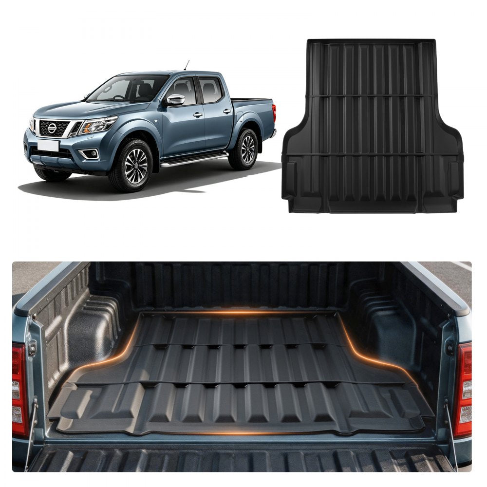 VEVOR Truck Bed Mat, TPE, Compatible with 2022-2026 Nissan Frontier Bed, Heavy Duty Custom Fit, All Weather Protection