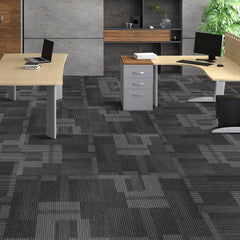 VEVOR Carpet Tiles Reusable, 24"x 24"Carpet Squares With Padding Attached, Soft Padded Carpet Tiles, Easy Install DIY