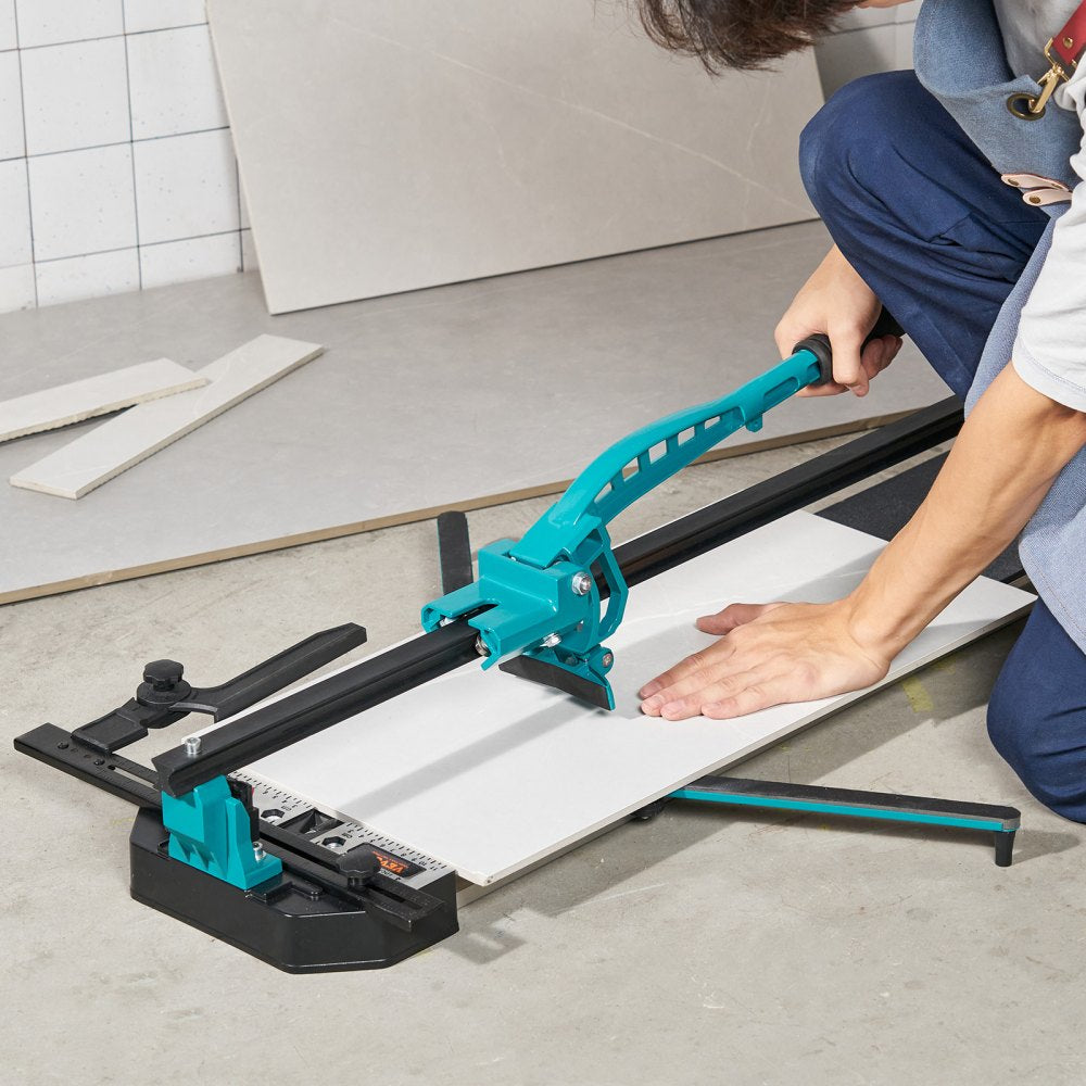 VEVOR Manual Tile Cutter, 32 inch, Porcelain Ceramic Tile Cutter with Tungsten Carbide Cutting Wheel, Infrared