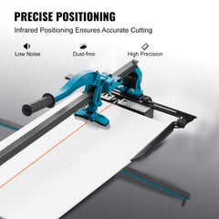 VEVOR Manual Tile Cutter, 48 inch, Porcelain Ceramic Tile Cutter with Tungsten Carbide Cutting Wheel, Infrared