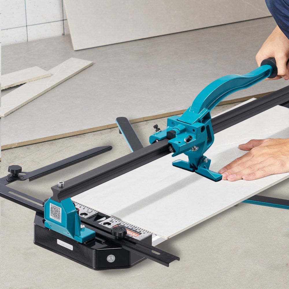 VEVOR Manual Tile Cutter, 48 inch, Porcelain Ceramic Tile Cutter with Tungsten Carbide Cutting Wheel, Infrared
