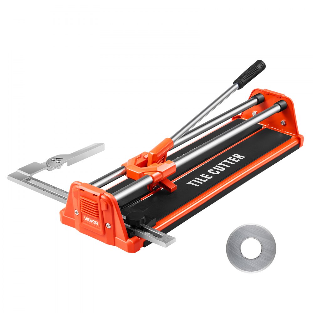 VEVOR 17-Inch Manual Tile Cutter for Wall & Polished Tiles,Double Rails for Precise Cutting, Tungsten Carbide