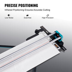 VEVOR Manual Tile Cutter, 48 inch, Porcelain Ceramic Tile Cutter with Tungsten Carbide Cutting Wheel, Infrared