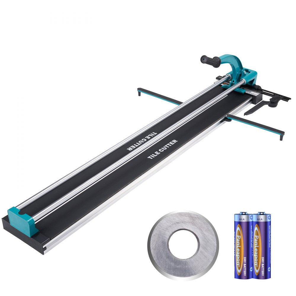 VEVOR Manual Tile Cutter, 48 inch, Porcelain Ceramic Tile Cutter with Tungsten Carbide Cutting Wheel, Infrared