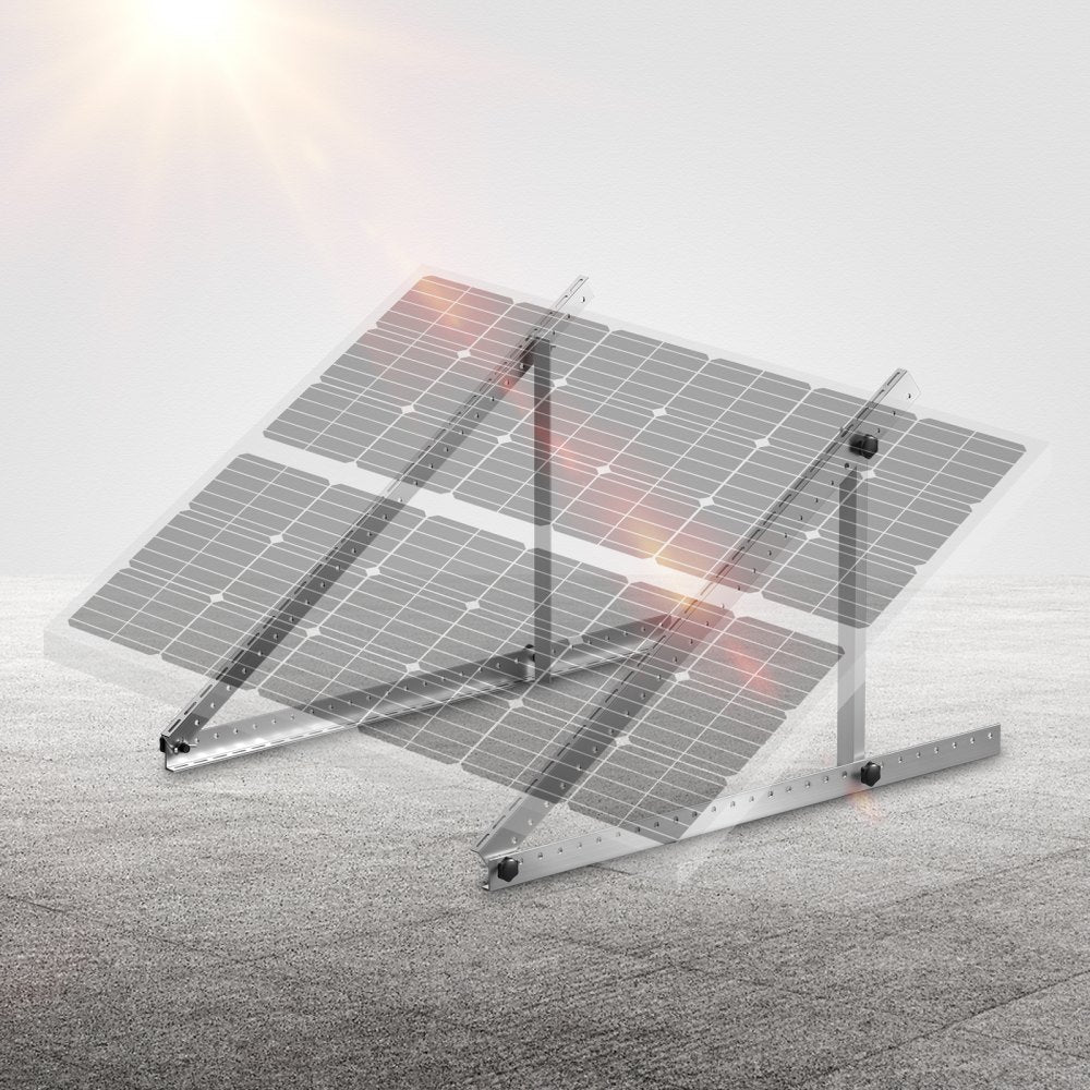 VEVOR 2 Sets Solar Panel Mounting Brackets 45-Inch, 0 to 90° Adjustable Tilt Mount Brackets Support 100-400W Solar