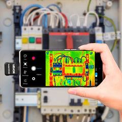 VEVOR Thermal Imaging Camera for Android, 320 x 240 TISR Super Resolution, 25HZ Refresh Rate Infrared Thermal Imager