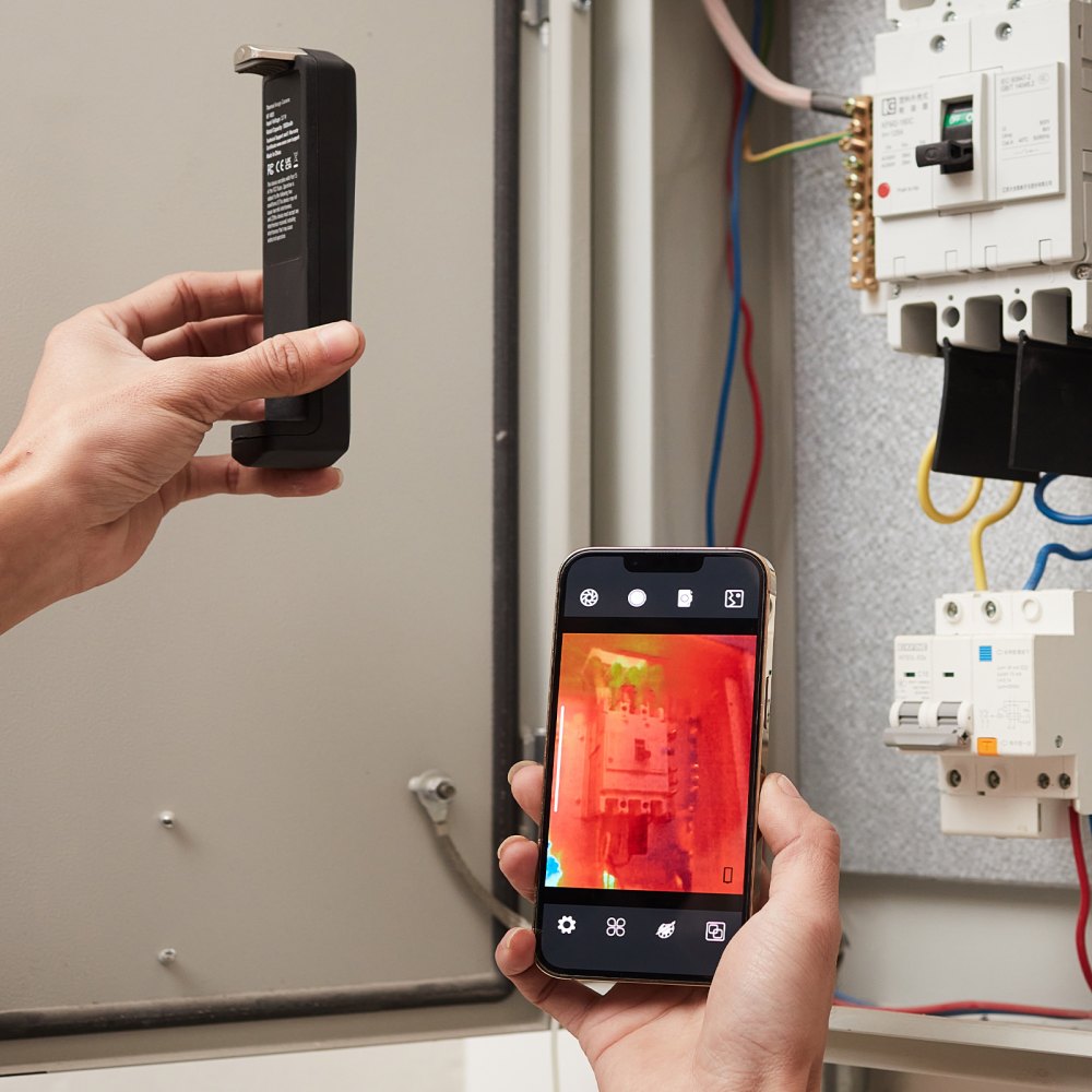 VEVOR Thermal Imaging Camera for Android & IOS, 256 x 192 IR High Resolution, Wireless Infrared Thermal Imager with