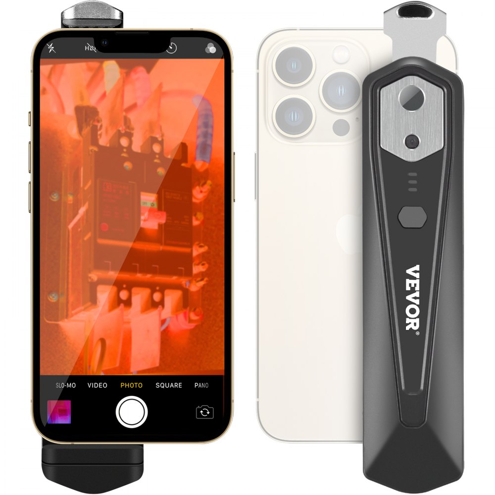 VEVOR Thermal Imaging Camera for Android & IOS, 256 x 192 IR High Resolution, Wireless Infrared Thermal Imager with