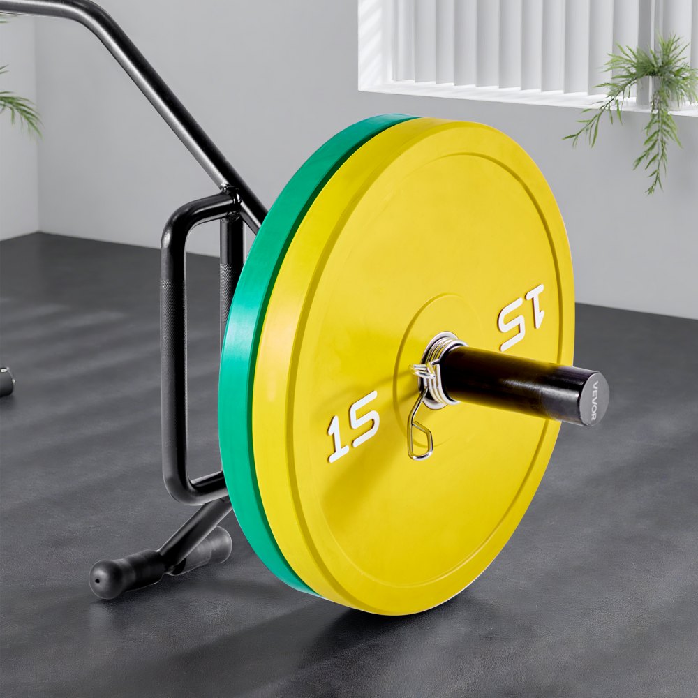 VEVOR Trap Bar Hex Bar, Open-Ended Frame Hex Barbell, 2-Inch 800 LBS Capacity Shrug Bars with Knurled Grips