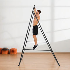 VEVOR Yoga Stand Frame, Max 440.9 lbs Load Swing Stand, Triangular Structure Aerial Rig, Aerial Silk Stands with EVA