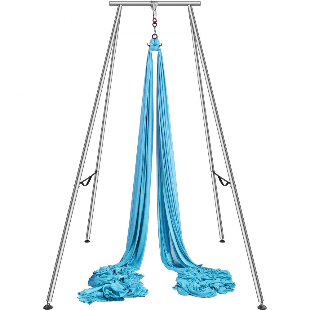 VEVOR Aerial Yoga Frame & Yoga Hammock, 9.67 ft Height Professional Yoga Swing Stand Comes with 13.1 Yards Aerial
