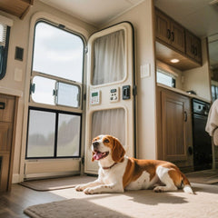 VEVOR RV Screen Door Protector, 26.5 x 20 inch Door Grille, Easy to Install and Disassemble, Reinforced Breathable