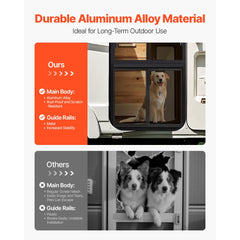 VEVOR RV Screen Door Protector, 22.5 x 20 inch Door Grille, Easy to Install and Disassemble, Reinforced Breathable