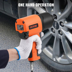 VEVOR Air Impact Wrench, 3/4-Inch Drive Air Impact Gun, Up to 1870ft-lbs Nut-busting Torque, Composite Pneumatic Impact