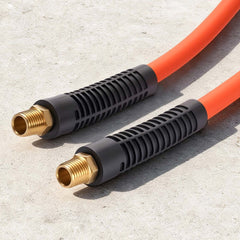 VEVOR Air Hose, 3/8'' x 25FT Hybrid Air Compressor Hose, 300 PSI Kink-Resistant Pneumatic Hoses with 1/4-inch Solid