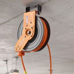 VEVOR Retractable Air Hose Reel, 3/8 Inch x 50 FT Hybrid Air Hose Max 300PSI, Auto Rewind Air-Compressor Hoses Reel