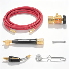 VEVOR Air Acetylene Torch Kit, Acetylene Gas Welding Tool with 11.8FT Rubber Hose, PL-8A Self-Lighting Welding Tip &