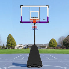 VEVOR Portable Basketball Stand, 10 ft Height Adjustment Basketball Hoop & Goal, Basketballs Hoop Outdoor with 48 inch