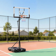 VEVOR Portable Basketball Stand, 10 ft Height Adjustment Basketball Hoop & Goal, Portable Basketballs Hoop with 54 inch