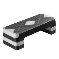 VEVOR Aerobic Exercise Step Platform, 28-Inch Workout Aerobic Stepper, Height Adjustable Fitness Training Step Deck