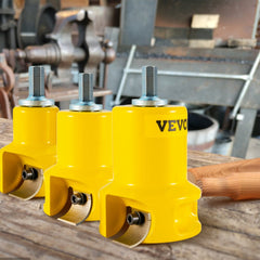 VEVOR Tenon Cutter, 1"/25.4mm & 1.5"/38mm & 2"/50.8mm, Premium Aluminum & Steel Log Furniture Cutter, with Dual Curved