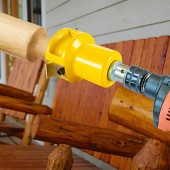 VEVOR Tenon Cutter, 1.5" / 38 mm Diameter, Premium Aluminum & Steel Log Furniture Cutter, with Dual Curved Blades &