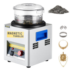 VEVOR Magnetic Tumbler, 180mm Jewelry Polisher Tumbler,2000 RPM KT-185 Jewelry Polisher Finisher with Adjustable