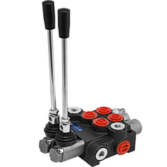 VEVOR Hydraulic Valve 2 Spool Hydraulic Directional Control Valve 11gpm Hydraulic Control Valve Double Acting for