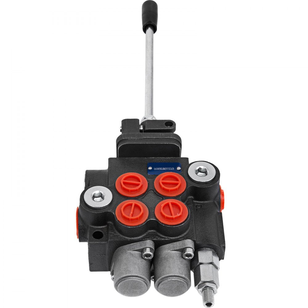 VEVOR Hydraulic Valve 2 Spool Hydraulic Joystick Control Valve 11gpm Hydraulic Directional Control Valve Double Acting