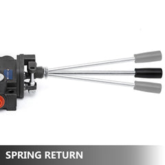 VEVOR Hydraulic Valve 2 Spool Hydraulic Joystick Control Valve 11gpm Hydraulic Directional Control Valve Double Acting