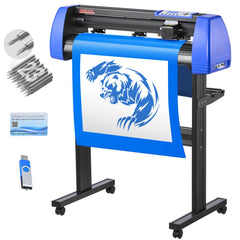 VEVOR Vinyl Cutter, 28" Vinyl Cutter Machine with 20 Blades, Maximum Paper Feed 720mm Vinyl Plotter Cutter Machine with