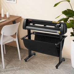 VEVOR Vinyl Cutter, 34Inch Bundle, Vinyl Cutter Machine, Manual Vinyl Printer, LCD Display Plotter Cutter Sign Cutting