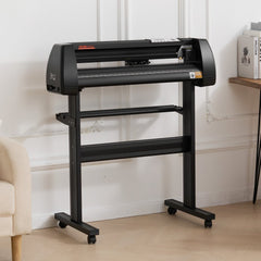 VEVOR Vinyl Cutter Machine, 28inch Vinyl Plotter, LCD Display Plotter Cutter, Adjustable Double-Spring Pinch Rollers