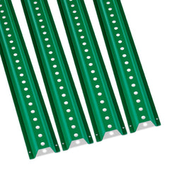 VEVOR 6FT U-Channel Sign Post, 4Pack Green Heavy Duty Steel Fixed Fence Post, Steel Fence U-Channel Sign for Garden