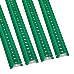 VEVOR 8FT U-Channel Sign Post, 4Pack Green Heavy Duty Steel Fixed Fence Post, Steel Fence U-Channel Sign for Garden