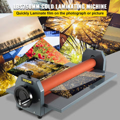 29.5" 750MM Manual Cold Roll Laminator Vinyl Photo Film Mounting Laminating Machine