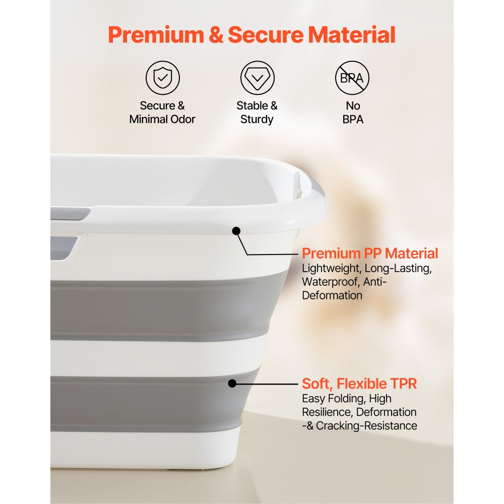 VEVOR Dog Bathtub, Collapsible Dog Bath Tub, Pet Bathing Grooming Wash Shower Station, Portable Space-saving & Stable