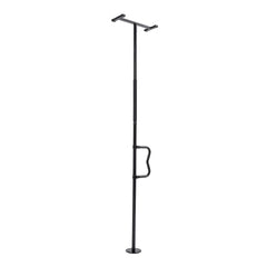 VEVOR Floor-to-Ceiling Transfer Pole, Tension Mounted Bathroom Grab Bar with Anti-Slip Curve Handle, 300 Lbs Capacity