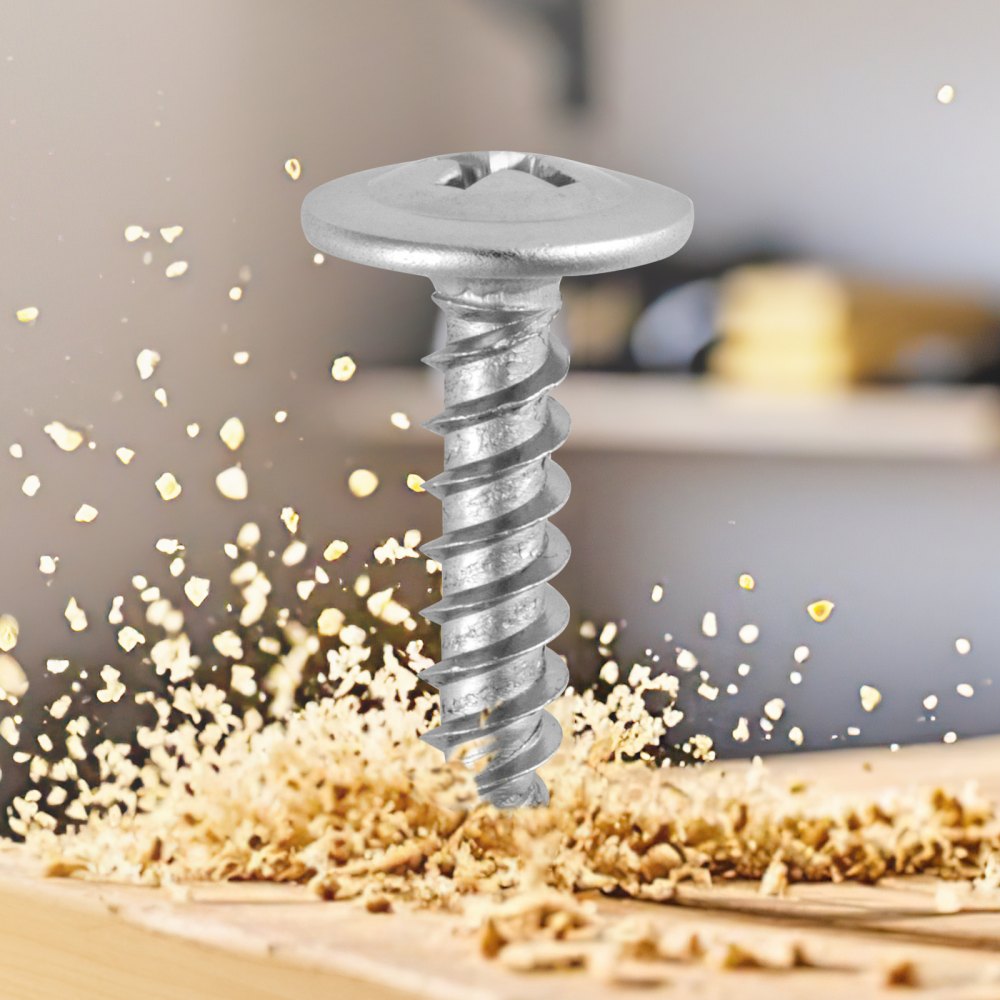 VEVOR Screws, #8 x 3/4 inch Length Self Drilling Drywall to Wood Screw, All Purpose High-Hardness Stainless Steel Wall