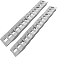 VEVOR 84x14 Inch Aluminum Ramps 6000LBS Capacity Car Trailer Truck ATV Ramps 1 Pair 2 Ramps - 84x14x2.5inch