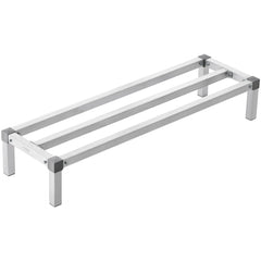 VEVOR Aluminum Dunnage Rack, 48" x 14" Commercial Food Floor Rack, 8" Off the Floor, 1000 lbs Capacity All-Welded